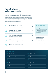 Page 2 of Read Before You Sign: A Copier Agreement Checklist